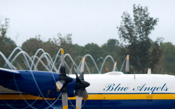 Blue Angels Soar during the 50th Anniversary Air Show at Naval Air Station Oceana