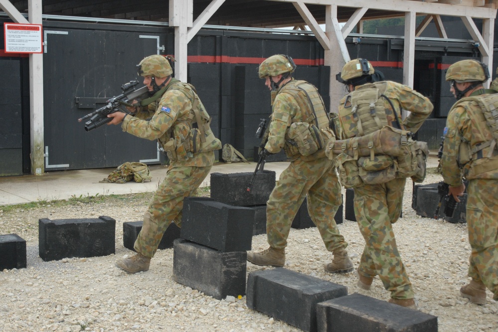 Australian Soldiers Practice MOUT at JMRC