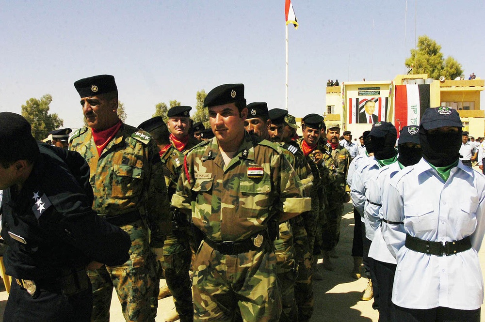 Over 3,000 Iraqis graduate into the Kirkuk province's Police Force