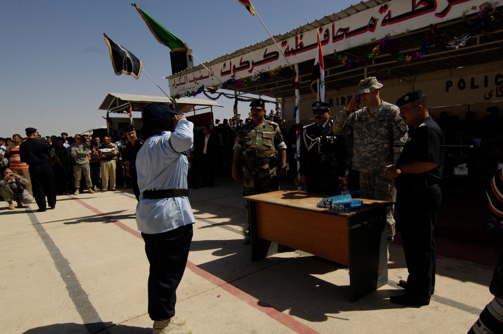 Kirkuk Police Academy Graduates 3,000