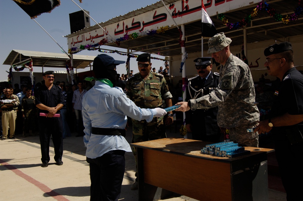 Kirkuk Police Academy Graduates 3,000