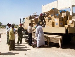 Humanitarian aid delivered to hundreds of displaced families