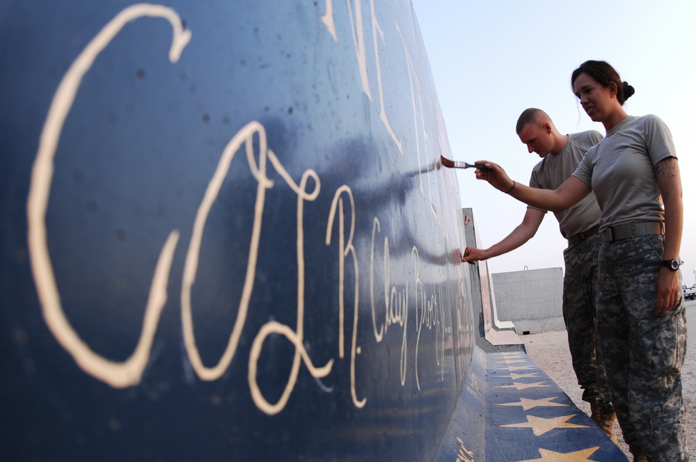 Mural Paintings at Camp Buehring