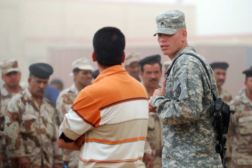 Sustainment Soldiers Partner With Iraqi Army Transporters