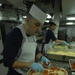 Pizza night aboard the USS Ronald Reagan