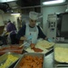 Pizza night aboard the USS Ronald Reagan