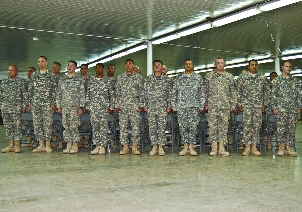 Brigade welcomes 21 new Iron Eagle sergeants to NCO Corps