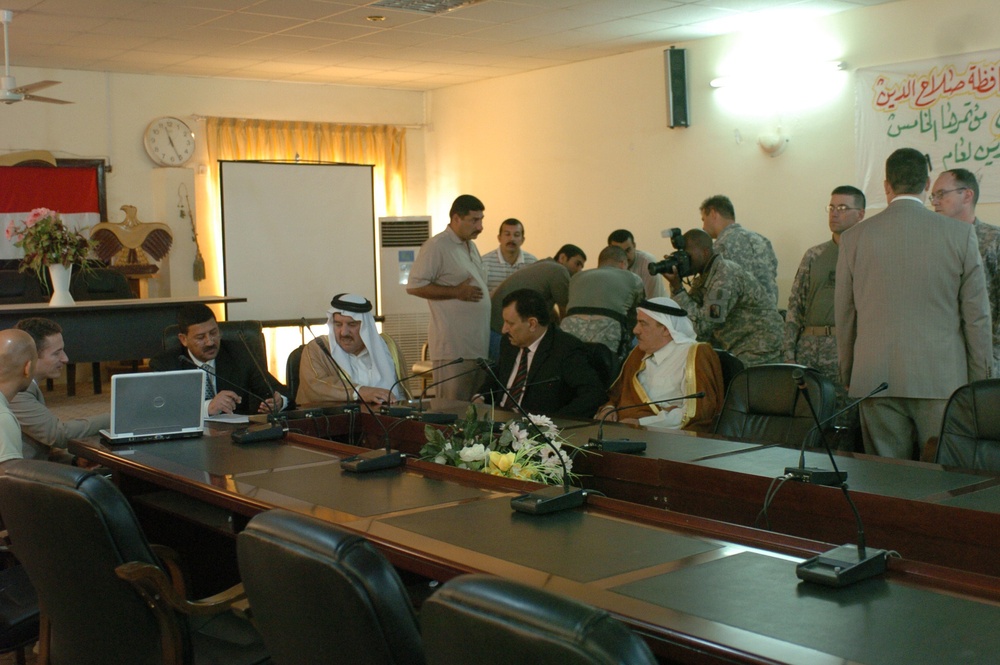 Supporting the provincial government in Iraq