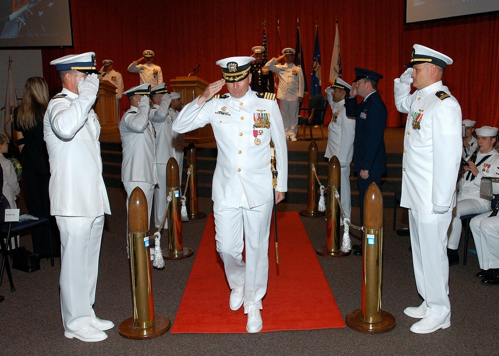 Change of Command Ceremony for Capt. David Maloney