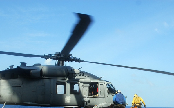 MH-60S Sea Hawk aboard USS Peleliu