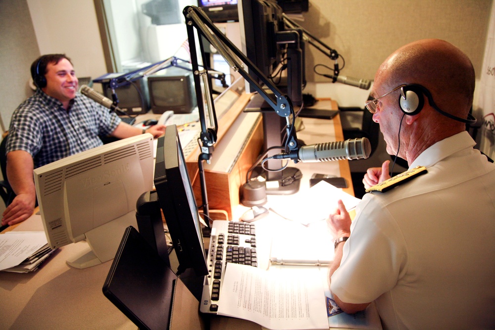Navy Commander interviewed for Radio Show