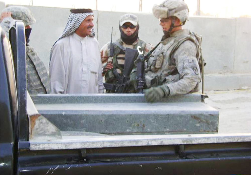 Infantry Soldiers support Iraqi Army checkpoints near Sadr City