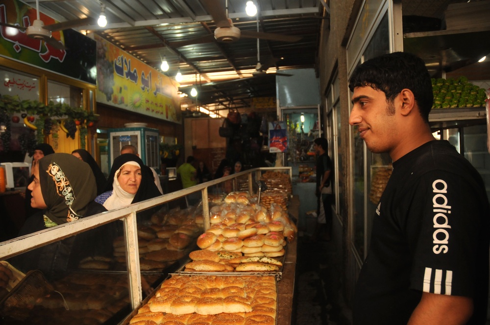 Sadr City market bustles with business