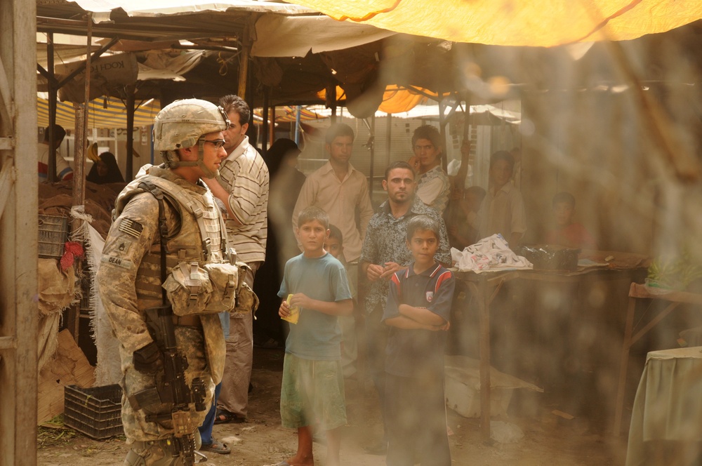 Sadr City Market Bustles With Business