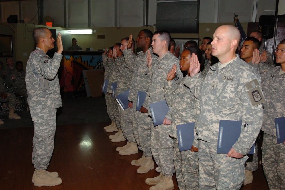 168th Brigade Support Battalion Holds Non-commissioned Officer Induction Ceremony