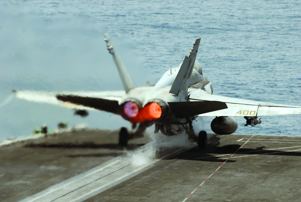 Reagan Launches First Sorties in Support of Operating Enduring Freedom