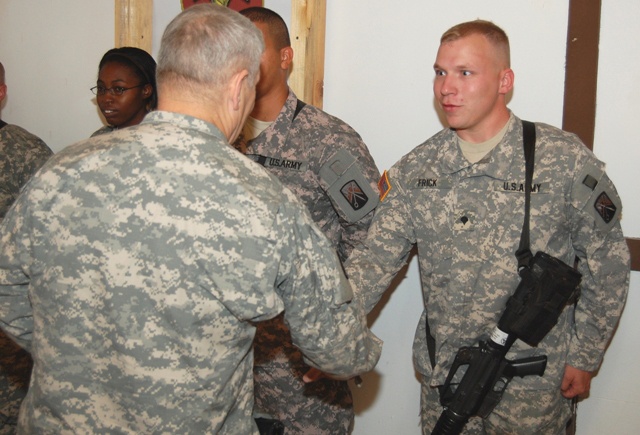 US Army Europe, Commander Visits 16th Sustainment Brigade