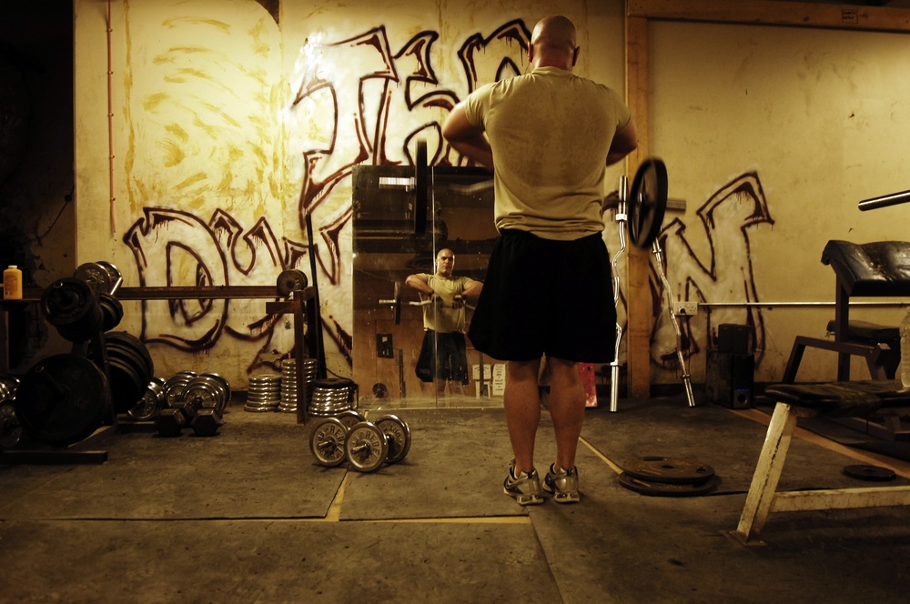 U.S. Soldiers Conduct Physical Training