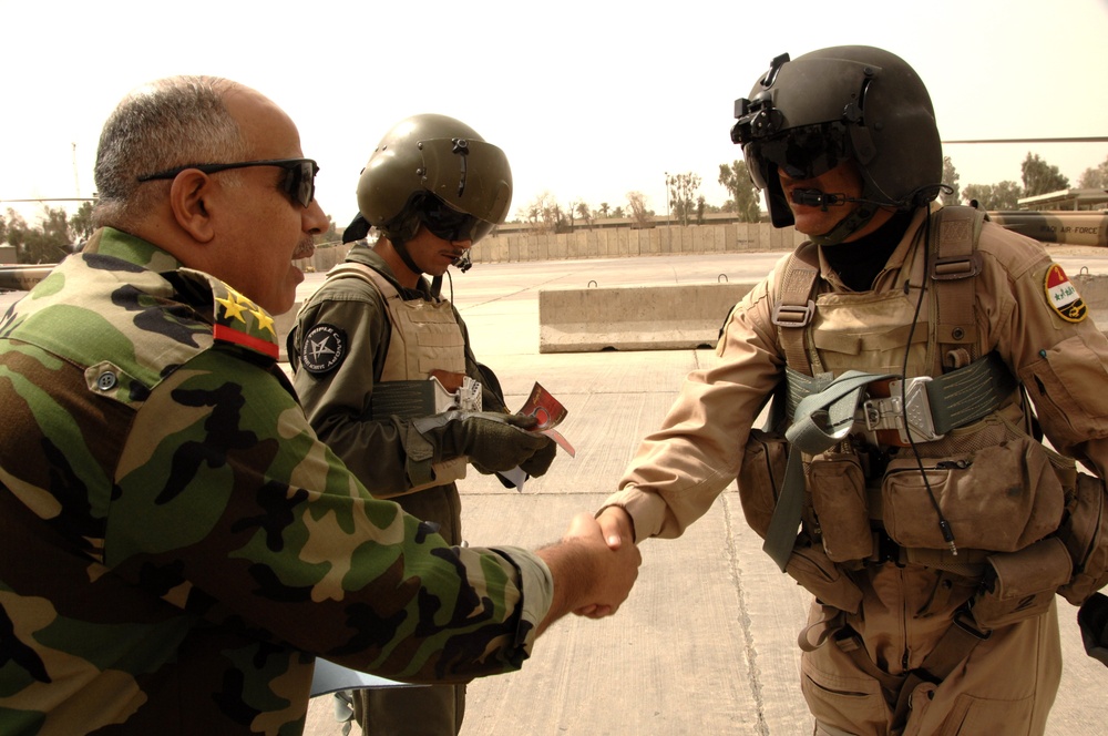 Iraqi Air Force Conducts Leaflet Drops