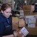 USS Ronald Reagan receives more than 85 pallets of mail
