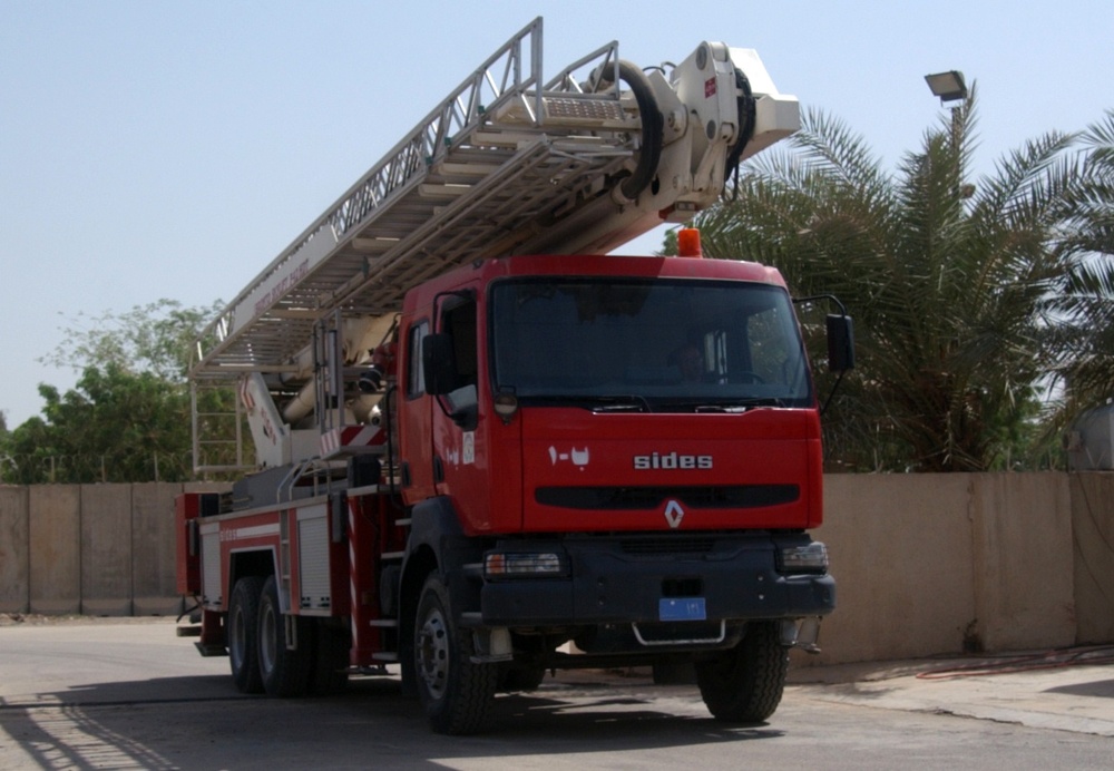 NY Firefighter delivers new ladder truck to IZ FD