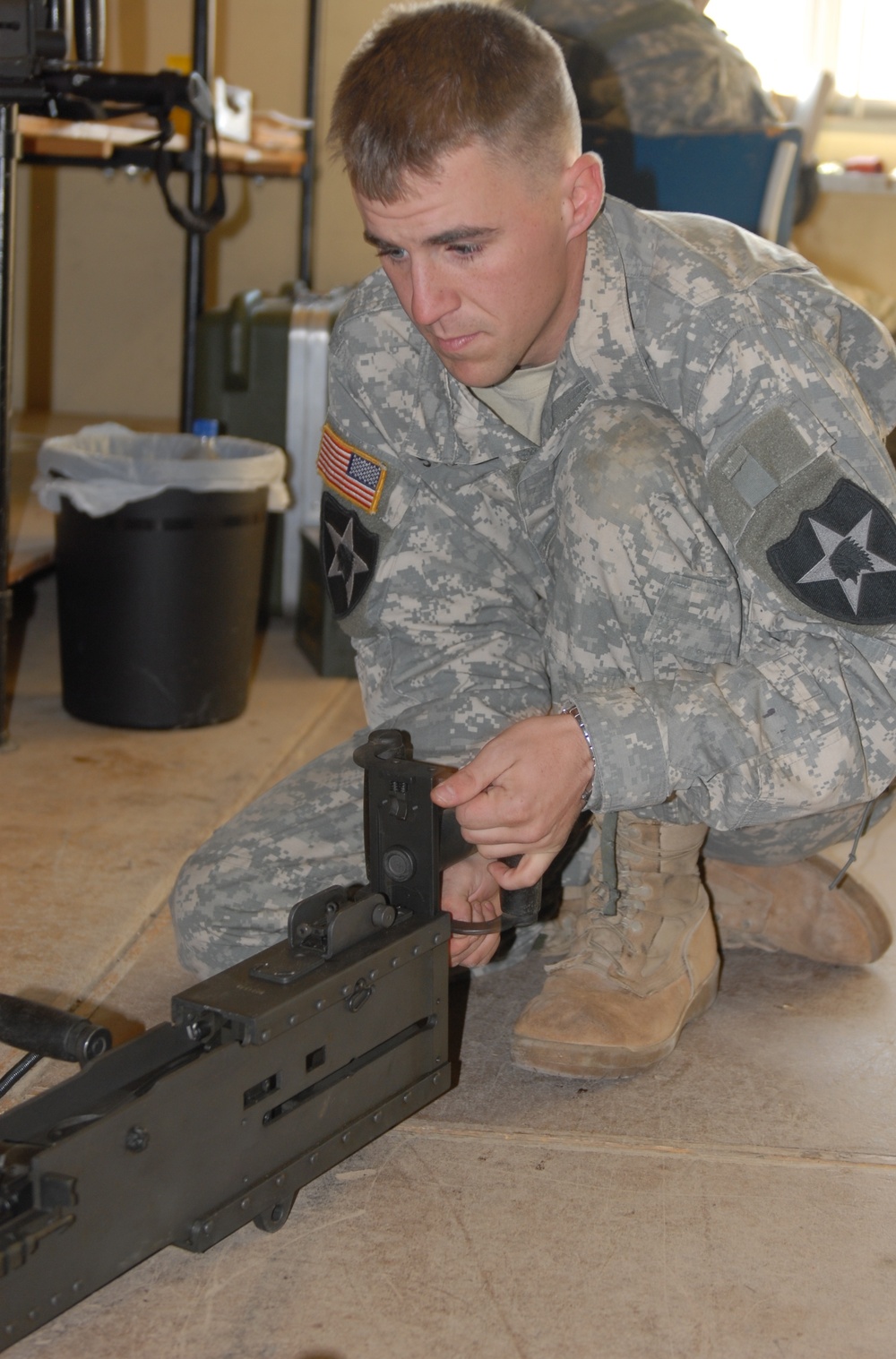 Motor Pool Soldiers Keep the Infantry Fighting