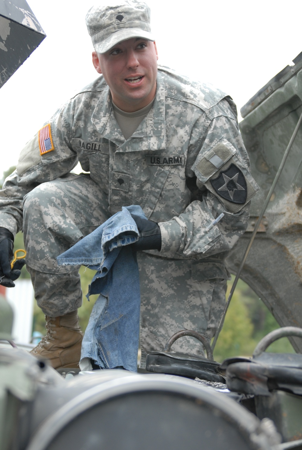 Motor Pool Soldiers Keep the Infantry Fighting