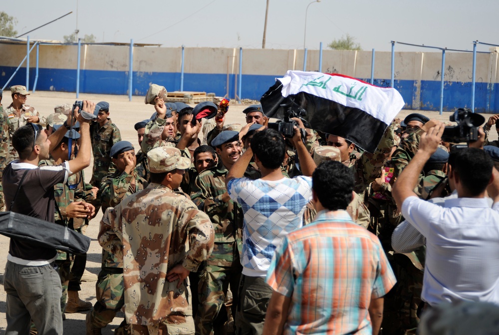 Iraqi Air Force Warrant Officers Graduate at Al Taji Air Base