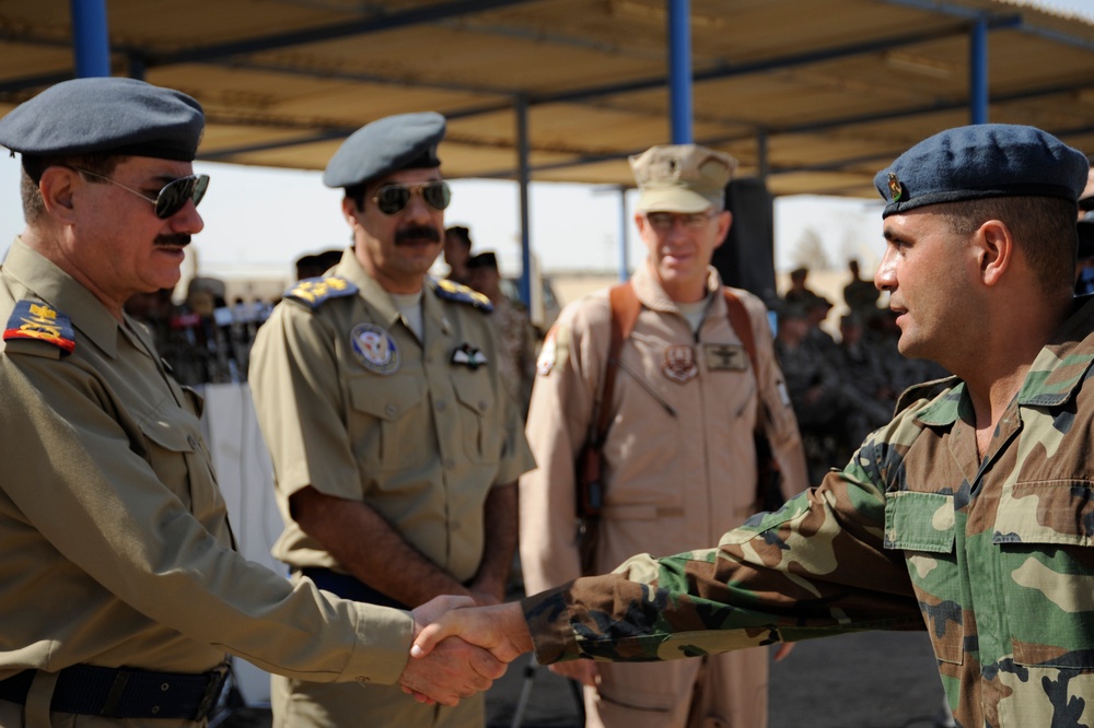 Iraqi Air Force Warrant Officers Graduate at Al Taji Air Base