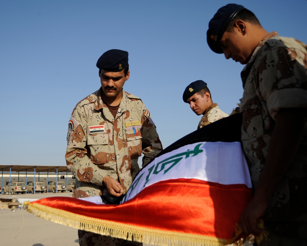 Iraqi Air Force Warrant Officers Graduate at Al Taji Air Base