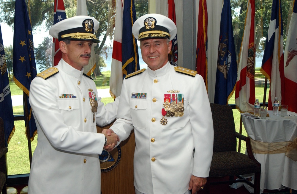 Rear Adm. Hugo G. Blackwood retires after 41 years of service
