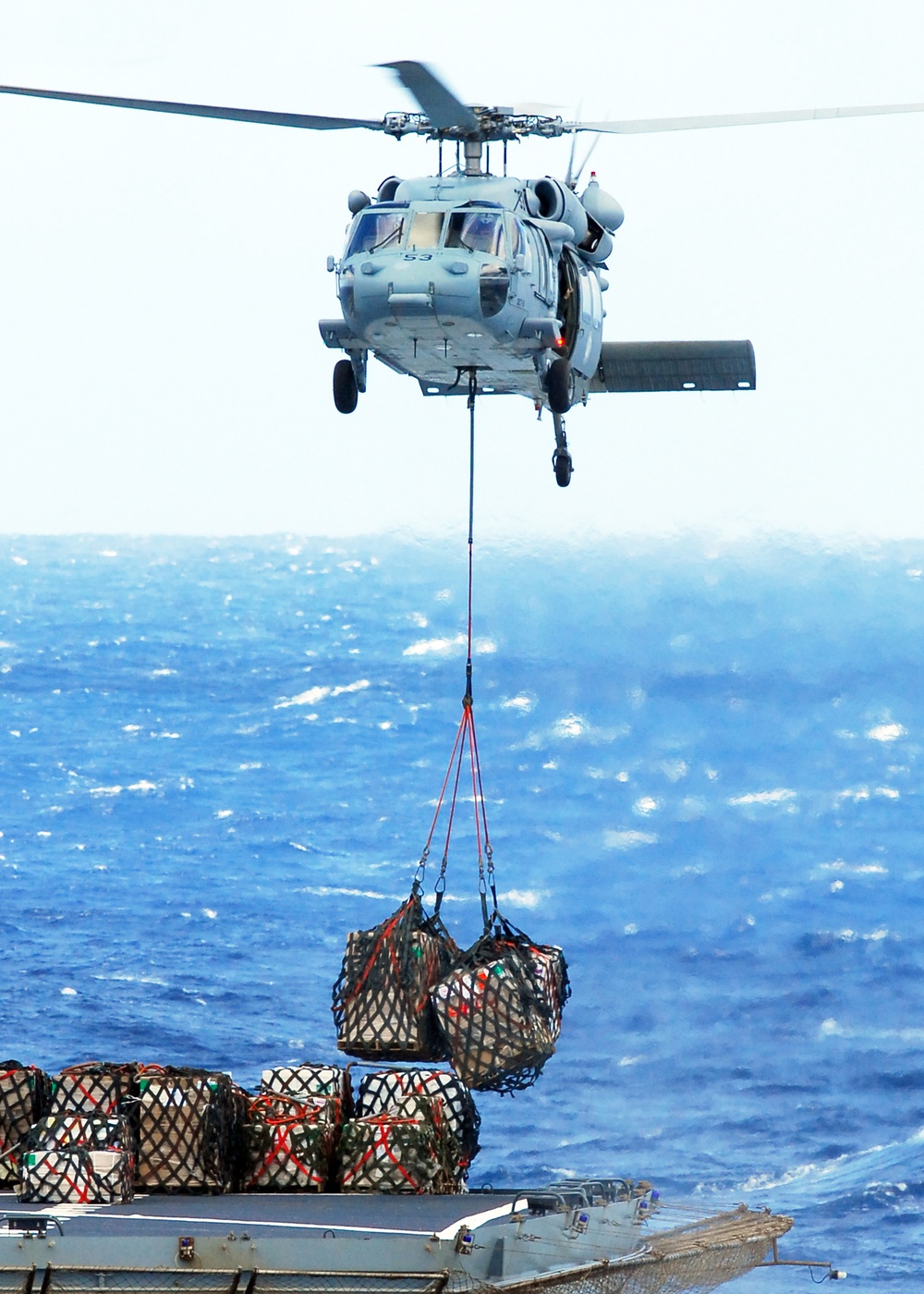 Vertical replenishment in Indian Ocean