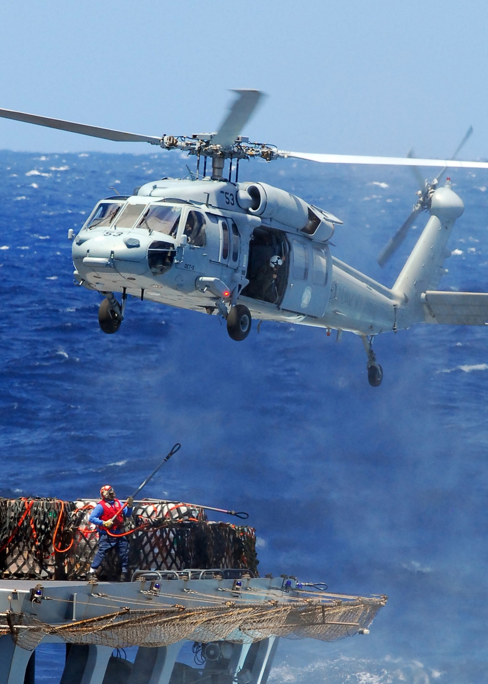 Vertical replenishment in Indian Ocean