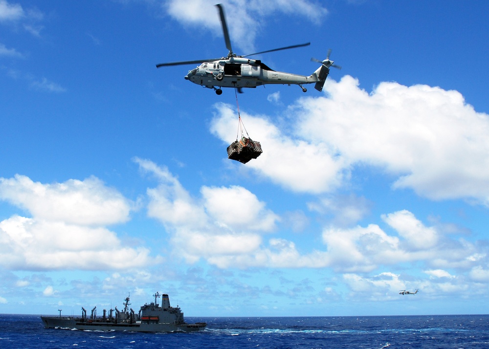 Vertical replenishment in Indian Ocean