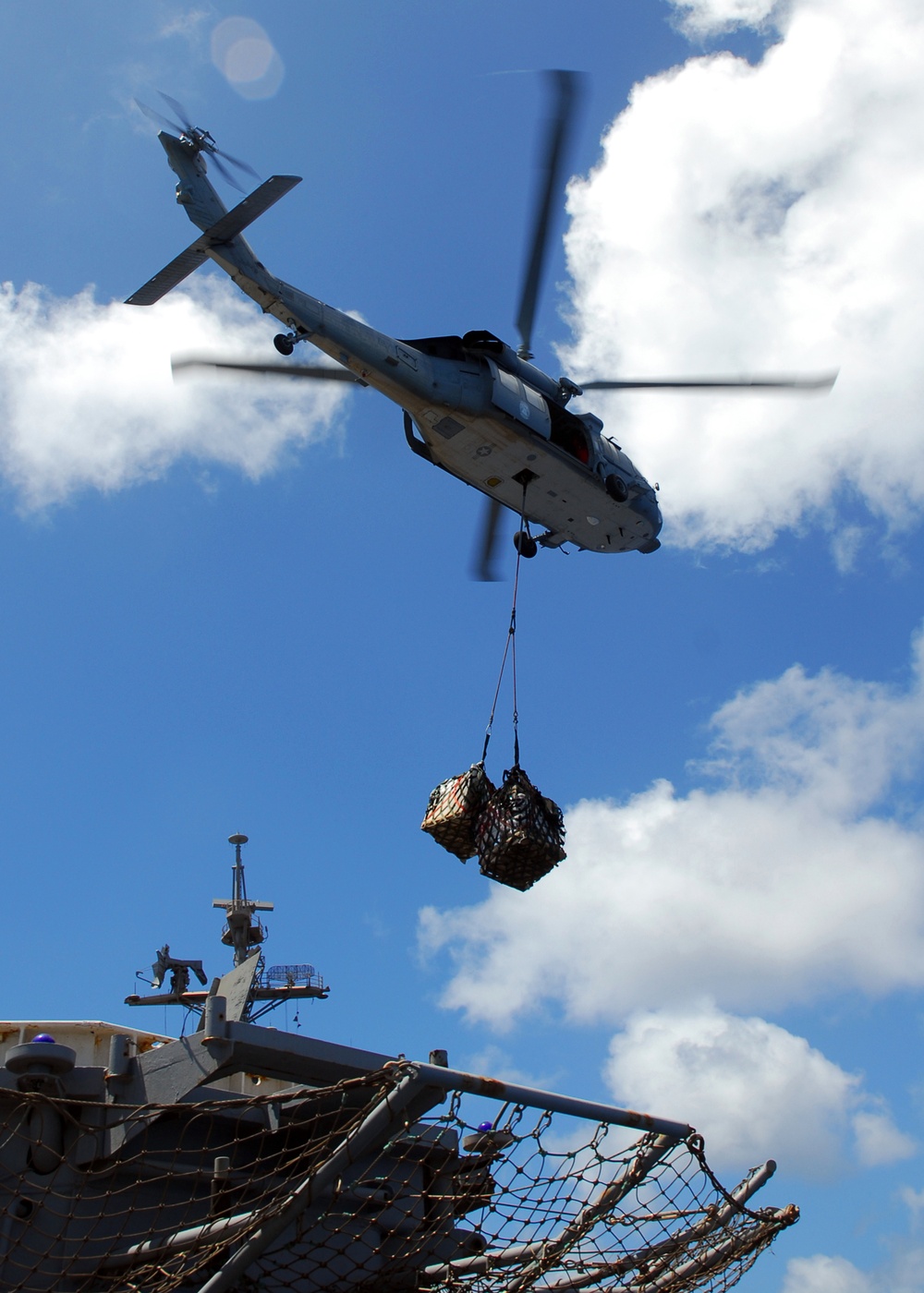 Vertical replenishment in Indian Ocean