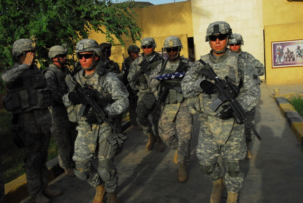 Raider Soldiers honor service of fallen Iraqi comrade