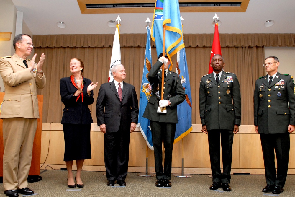 Africa Command Unfurls Colors during Pentagon Ceremony