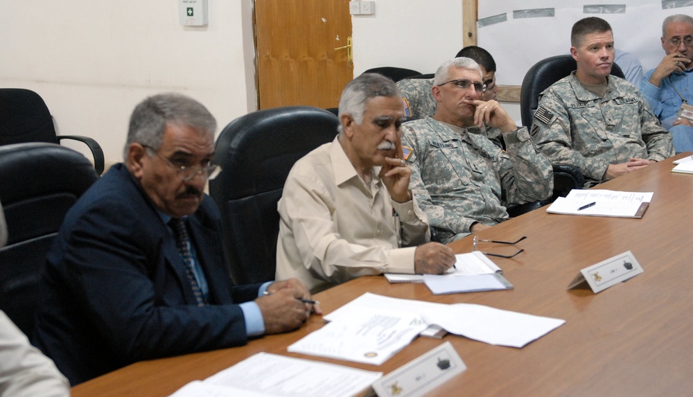 Iraq Ministry of Agriculture conference at Forward Operating Base Warhorse