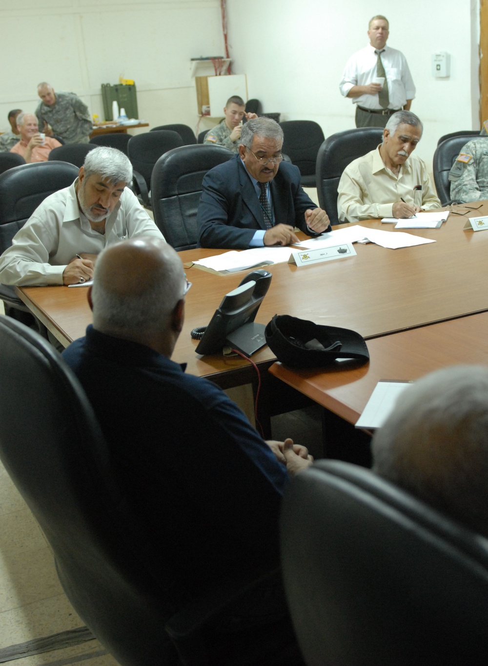 Iraq Ministry of Agriculture conference at Forward Operating Base Warhorse