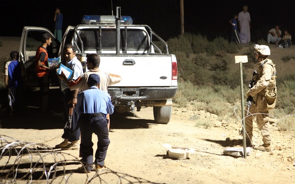 Iraqi police, U.S. Marines conduct night CME