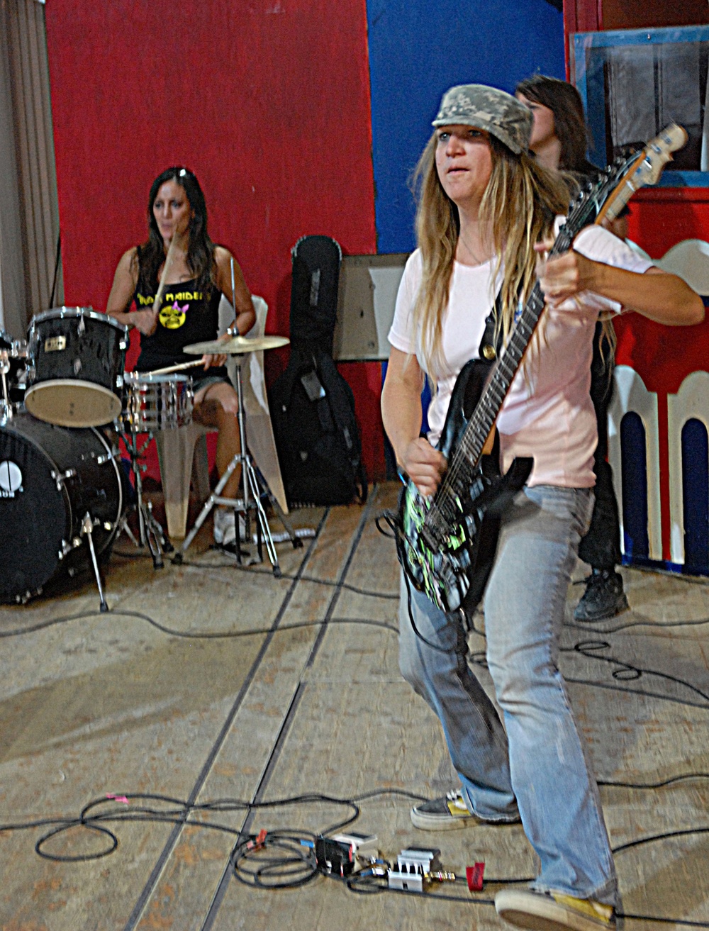Iron Maidens visit Forward Operation Base Warhorse