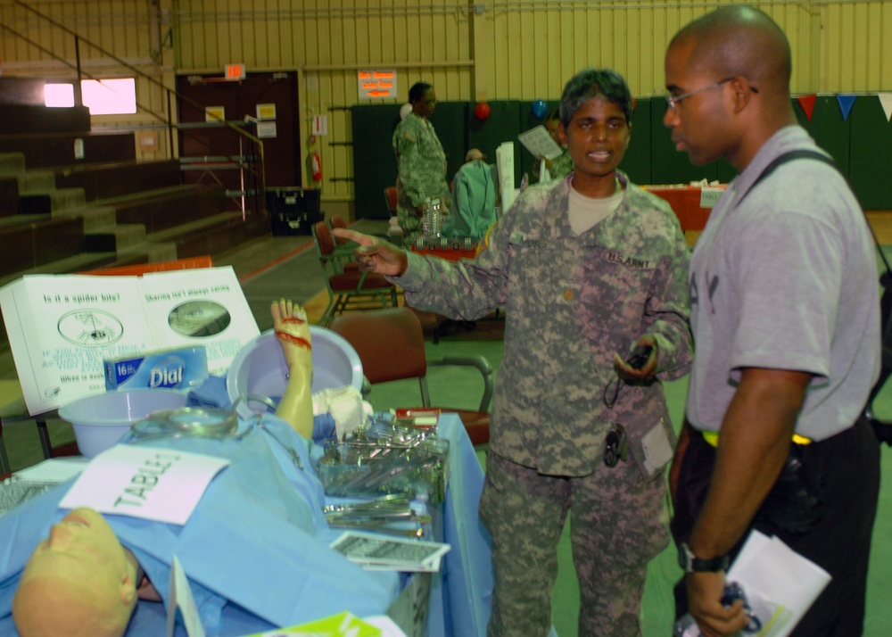 'Taking a step toward better health' at COB Speicher