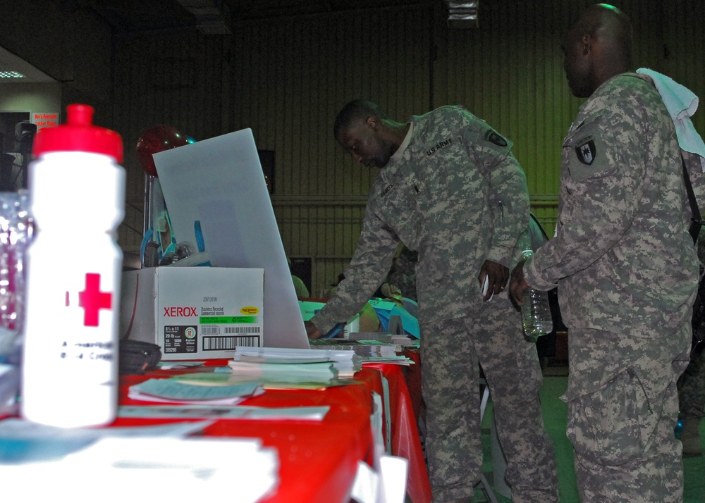 'Taking a step toward better health' at COB Speicher