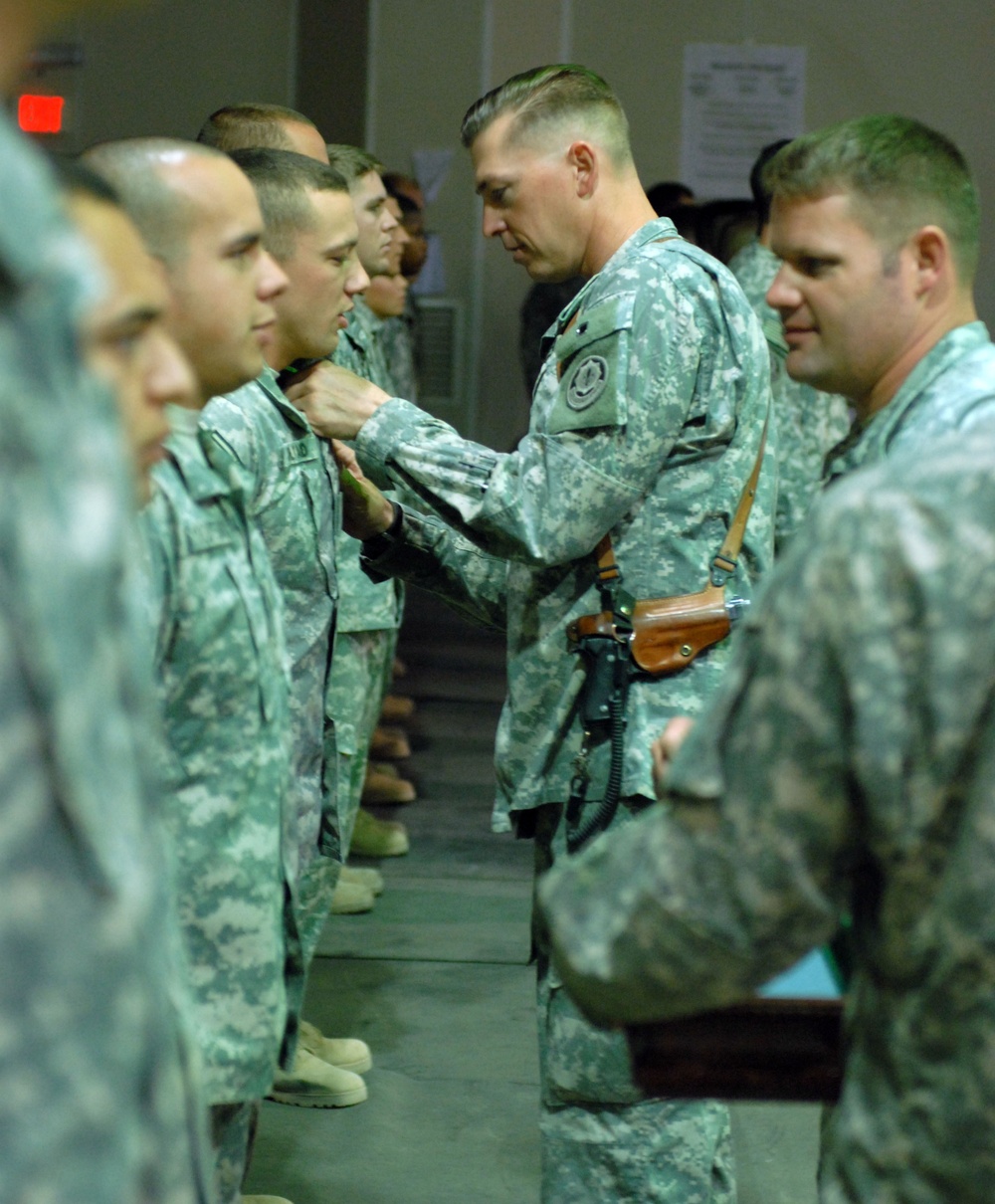 2nd SCR STS Squadron Soldiers receive awards, promotions