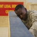 Marine Corporal Leads Construction of New Courtroom