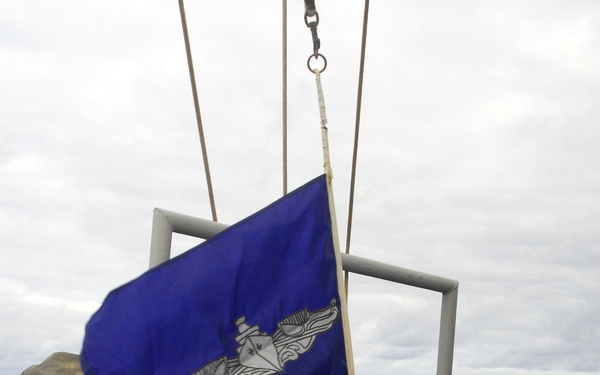 Award Ceremony on the Flight Deck