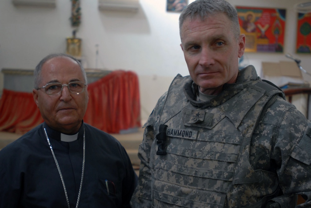 MND-B Leaders, ISF visit Rashid churches, meet clergy, tour historical sites