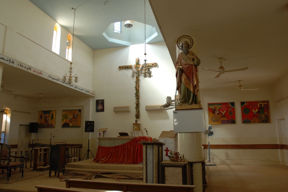 MND-B Leaders, ISF visit Rashid churches, meet clergy, tour historical sites
