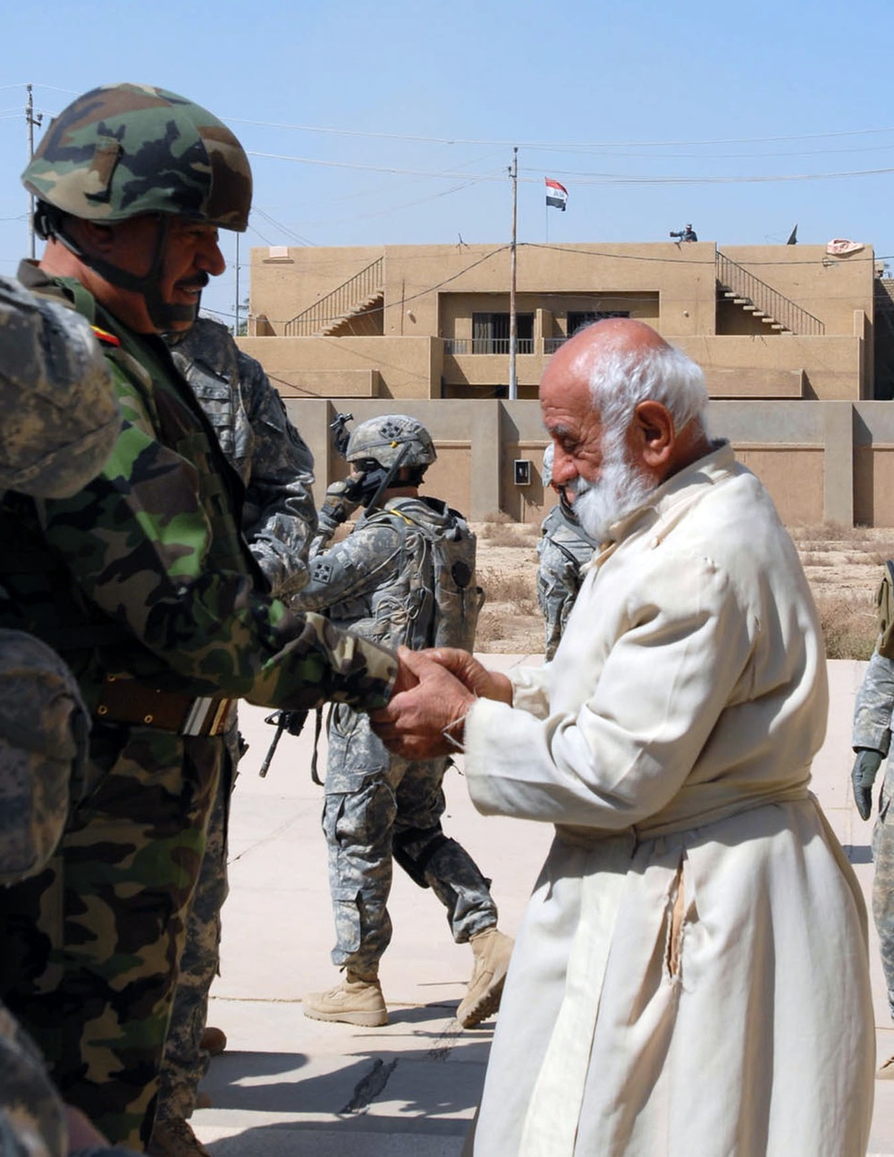 MND-B Leaders, ISF visit Rashid churches, meet clergy, tour historical sites