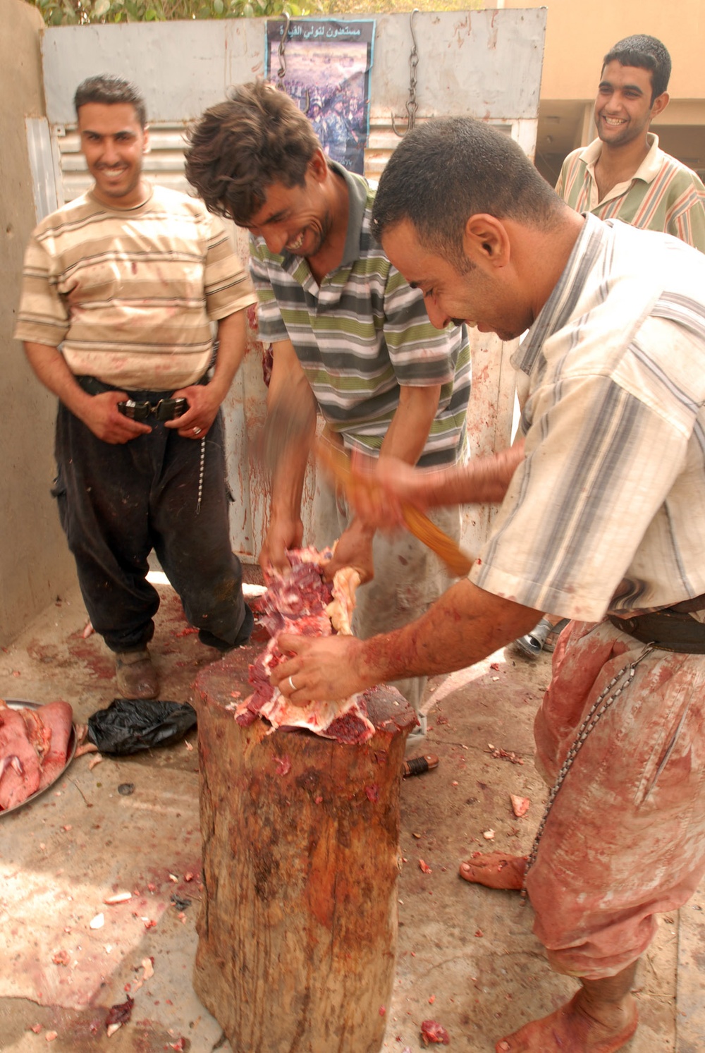 Prominent community leader provides fresh beef to poor Iraqi families for Eid al Fitr